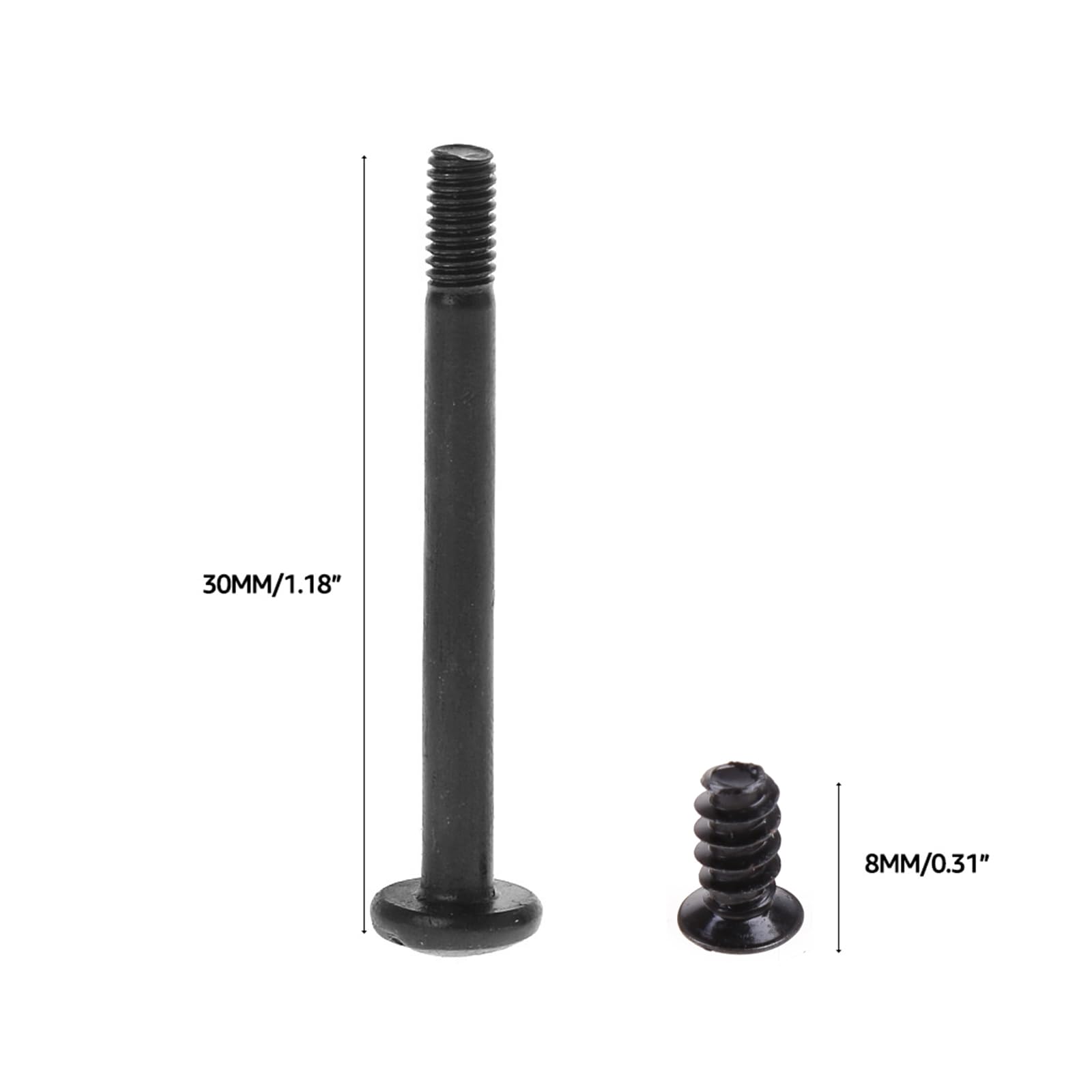 Haiki 30 Pcs PC Radiator Screw Set - Flat Head Tapping Screws for Computer Case Cooling, Case Fan & Radiator Mounting - Perfect for Gaming PC, Workstation, and DIY Computer Builds