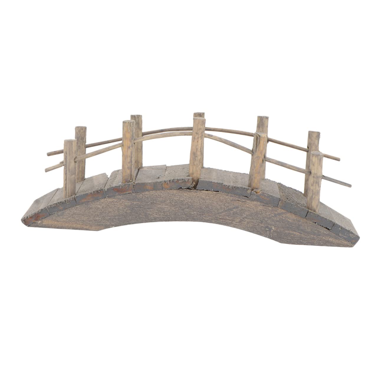 Miniature Fairy Garden Bridge - Handcrafted Wooden Arch Bridge for Outdoor Zen Gardens, Dollhouse Decor & DIY Fairy Tale Scenes | Perfect for Home Decoration, Fairy Gardens & Terrariums