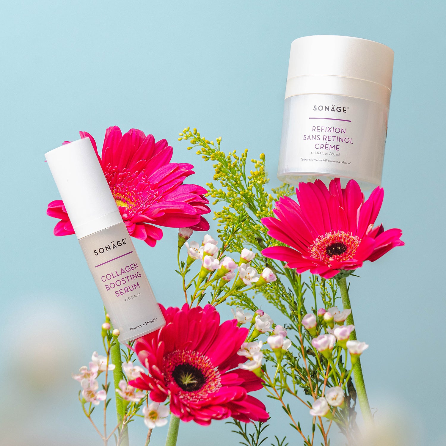 Skin Firming and Plumping Duo Set - Anti-Aging Face Cream & Serum for Wrinkles & Sagging Skin | Wholesale | Perfect for Daily Skincare Routine & Nighttime Regimen