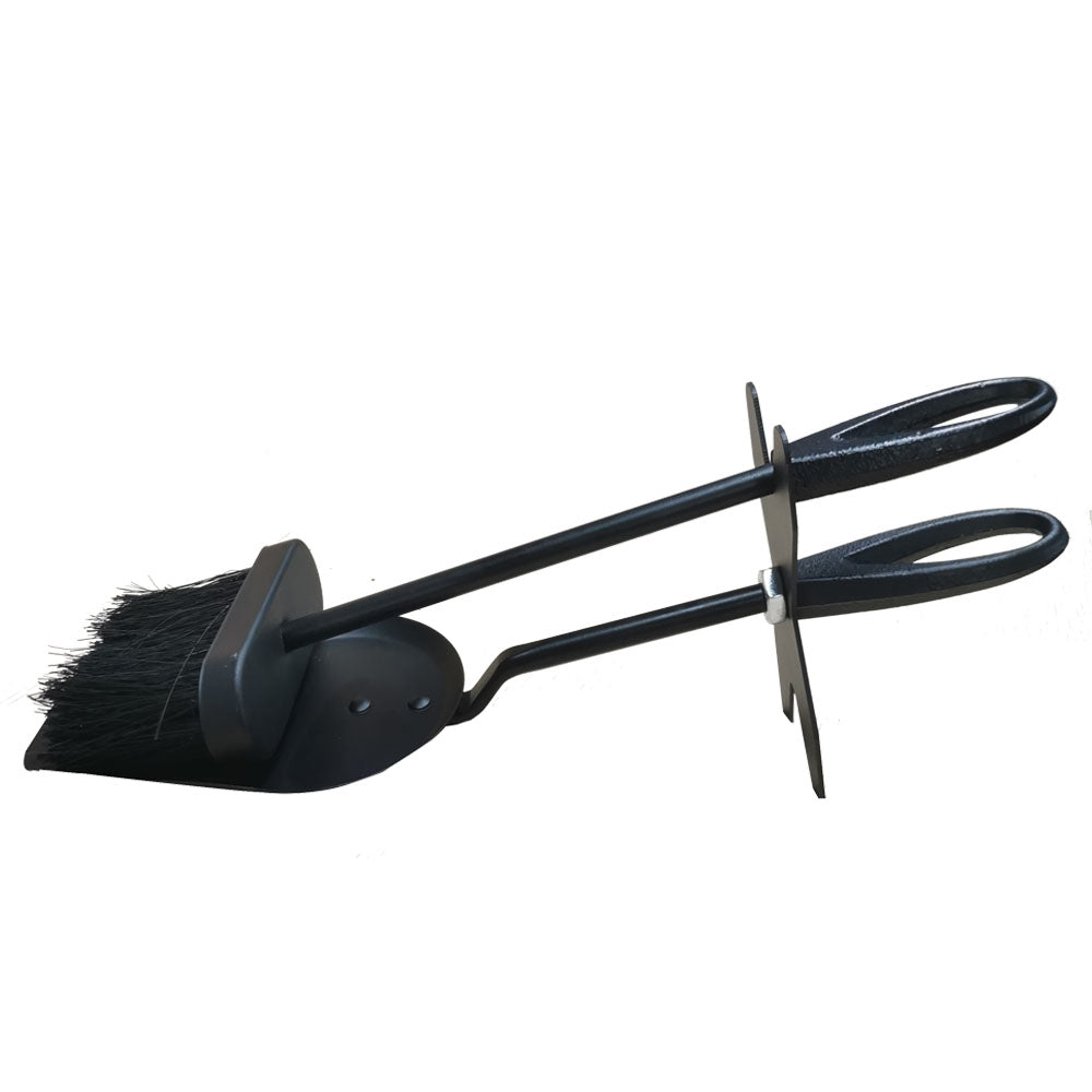 VODA™ Fireplace Tools Set VDTS400 - Heavy Duty Fireplace Poker, Brush, Shovel & Stand - Perfect for Indoor & Outdoor Fire Pits, Wood Stoves, and Fireplaces