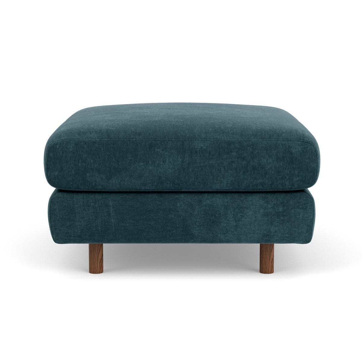 Dylan Fabric Ottoman - Soft and Stylish Footrest, Storage Bench, Living Room Accent Piece - Perfect for Small Spaces, Bedroom, or Lounge Area