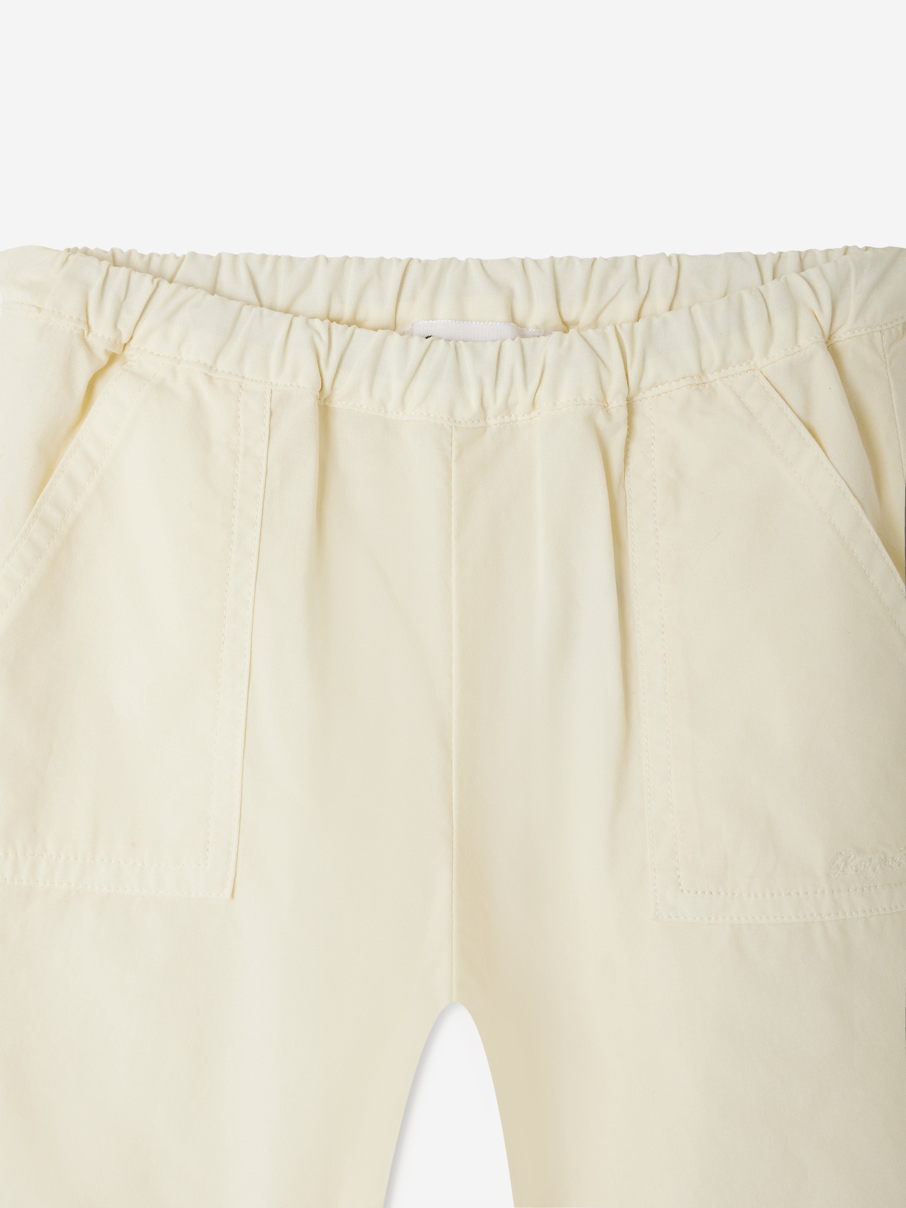 Baby Boys' Ivory Thursday Trousers - Soft Cotton Casual Pants for Toddlers | Perfect for Playdates, Daycare & Family Outings