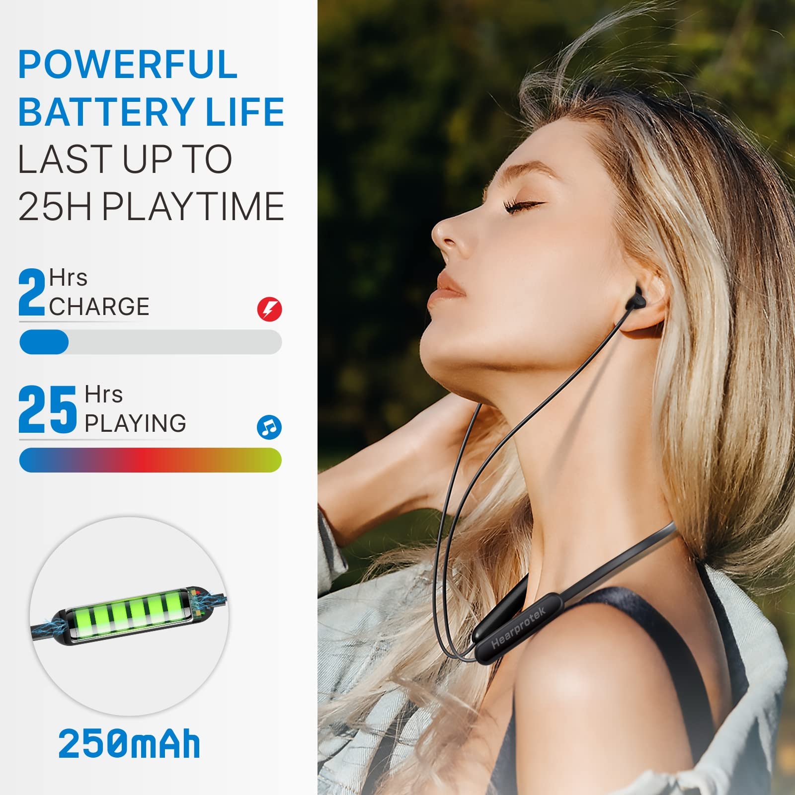 Hearprotek Sleep Earbuds for Side Sleepers - Ultra Soft Lightweight Noise Isolating In-Ear Headphones for Sleeping, Travel & Meditation - Comfortable Wireless Bluetooth Earbuds for Night Use