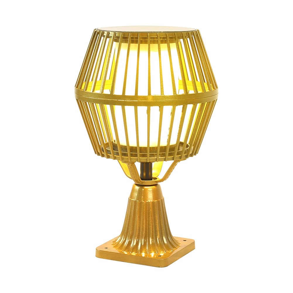 Solar Post Cap Lights Outdoor - Waterproof LED Deck Post Lighting, Warm White Garden Lamp for Patio, Fence, Villa & Gate Pillars | Modern Solar-Powered Landscape Lighting for Pathways, Driveways & Outdoor Decor