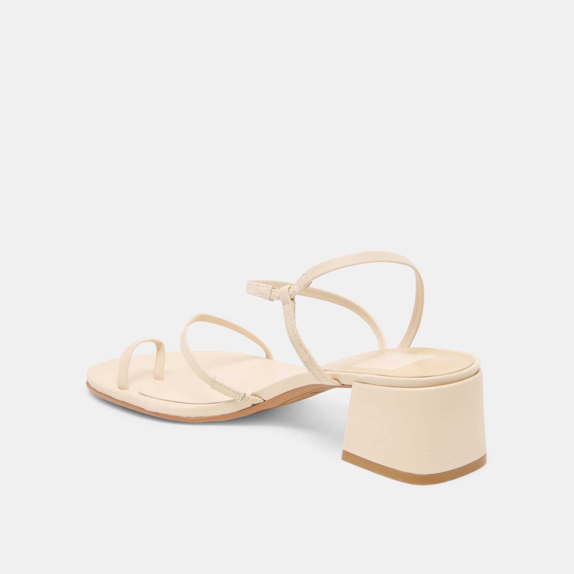 TRINI Women's High Heels - Genuine Creme Leather Pumps for Elegant Evening Wear & Special Occasions