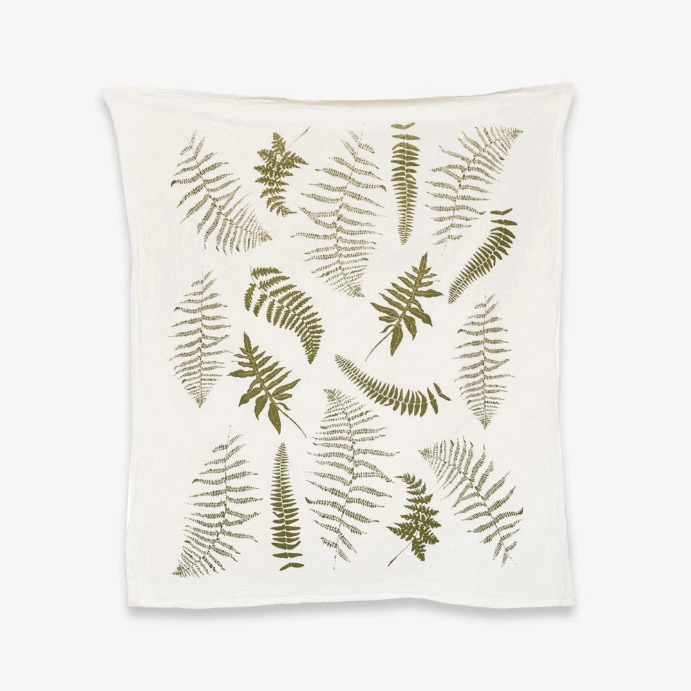 Premium Fronds Tea Towel Set - 100% Cotton Kitchen Towels for Drying Dishes & Decor - Eco-Friendly Home & Kitchen Accessories for Coffee Shops, Restaurants, and Housewarming Gifts