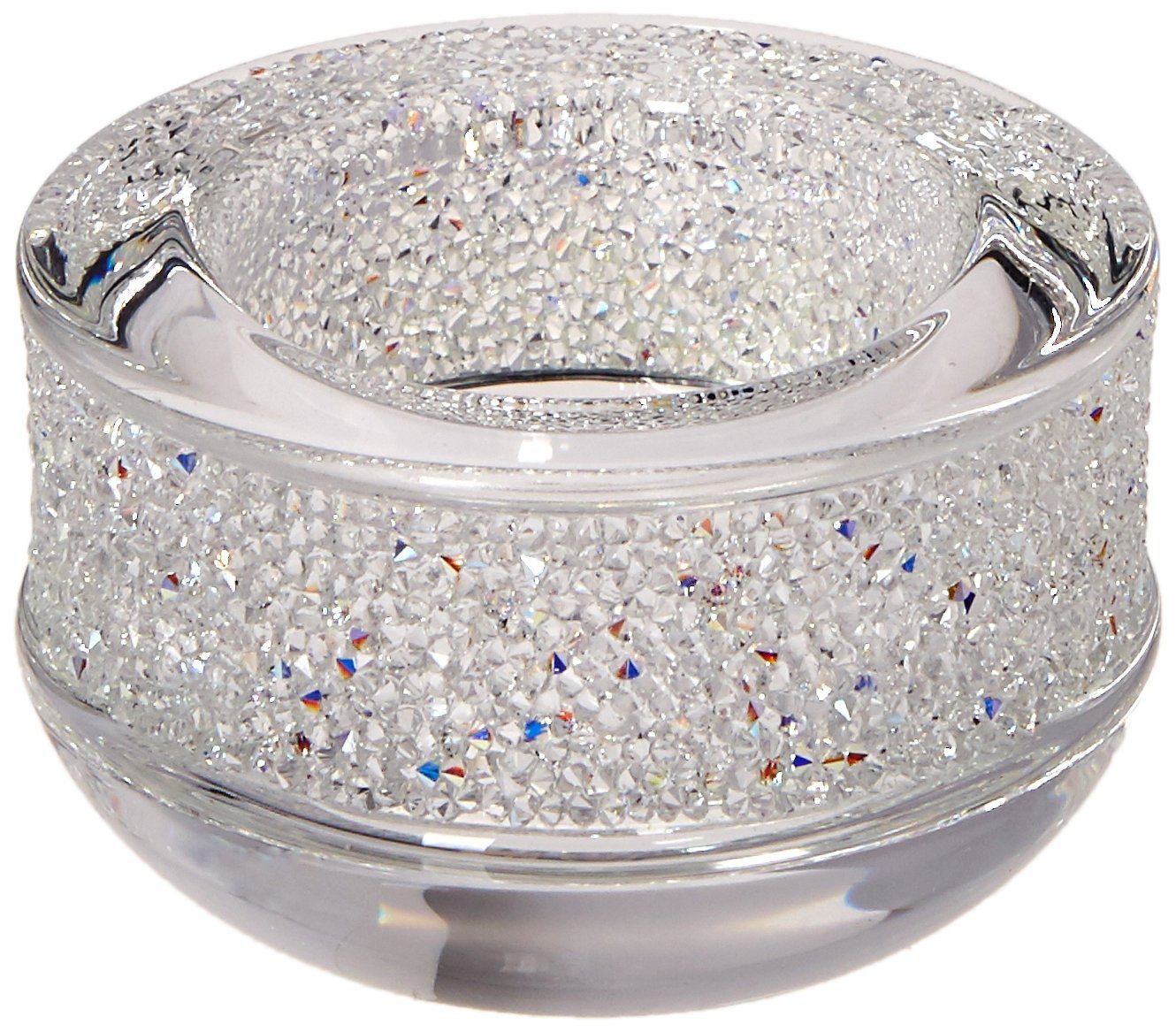 SWAROVSKI 5108868 Shimmer Tea Light Holder - Elegant Crystal Candle Holder for Wedding, Party, Home Decor & Romantic Ambiance