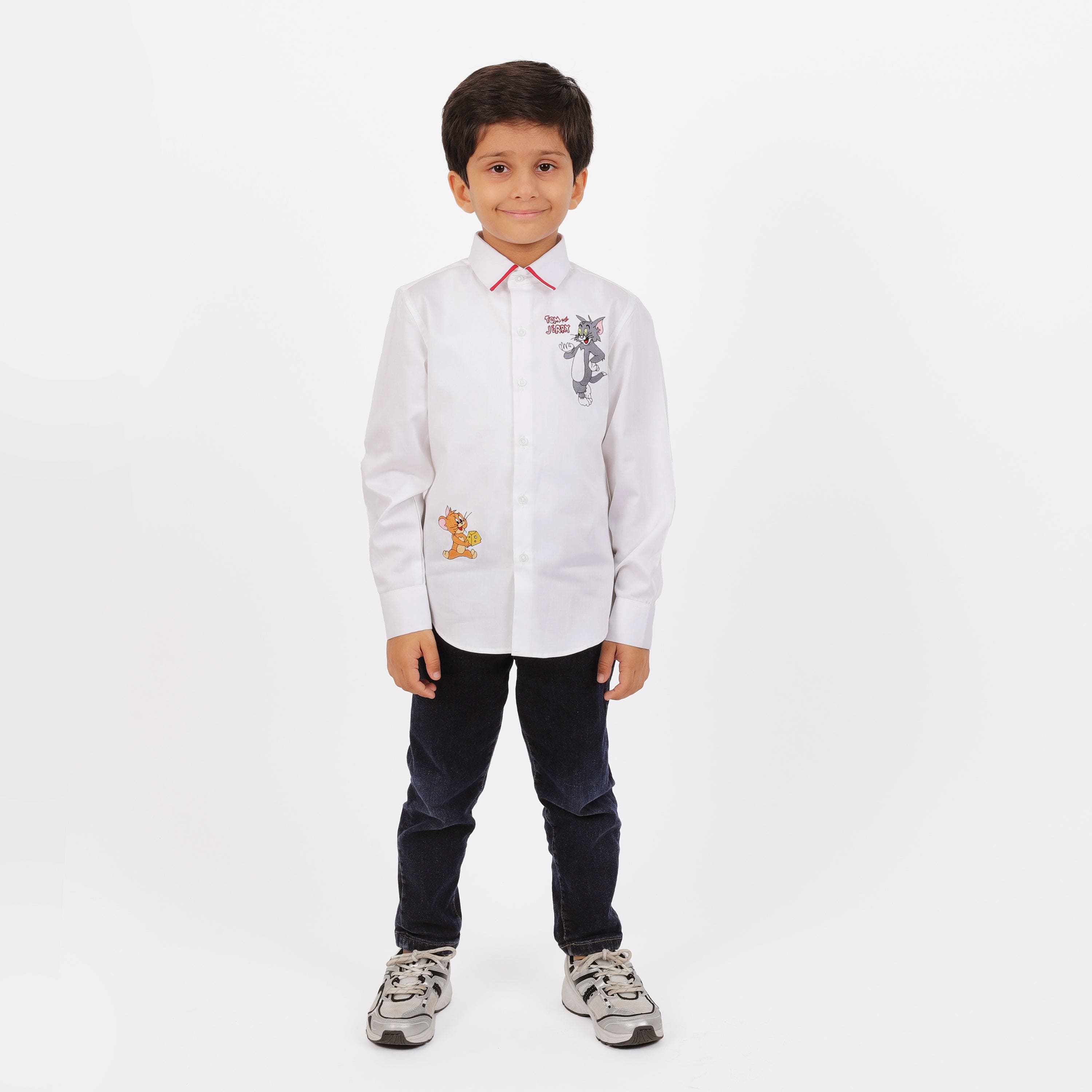 Pre Order TOM AND JERRY T-Shirt for Boys - Cartoon Graphic Cotton Tee for Kids, Fun Casual Wear for School & Playdates