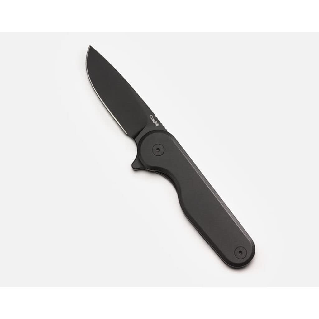 Craighill Rook Knife - Premium Vapor Black Stainless Steel Pocket Knife for Camping, Hiking & Everyday Carry (EDC)