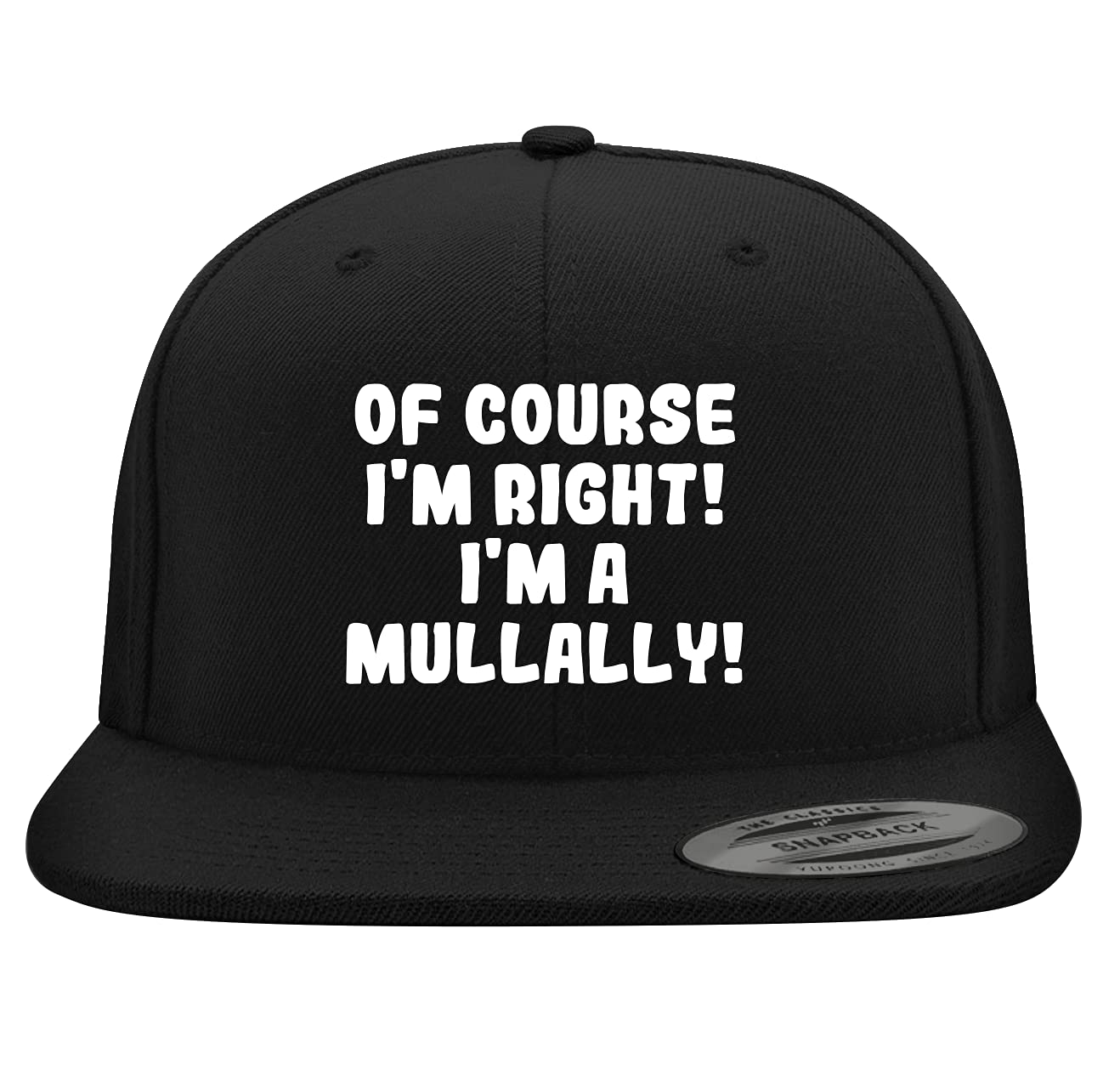 Yupoong 6089 Structured Flat Bill Snapback Hat - Embroidered Trendy Baseball Cap for Men & Women | Perfect for Casual Wear, Sports, and Street Fashion