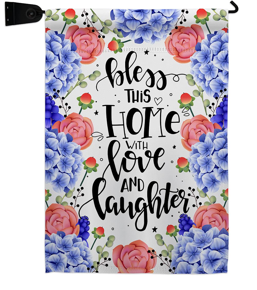 Vintage Floral Garden Flag Set - Double-Sided Rustic Yard Banner for Mailbox & Home Decor (13x18.5 Inch) | Made in USA | Perfect for Spring Porch Decor, Farmhouse Style Outdoor Decoration & Housewarming Gifts