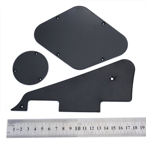 Premium 1 Set Guitar Pickguard & Scratch Plate with Cavity Cover for LP Electric Guitar - Perfect for Replacement, Repair & Customization of Les Paul Style Guitars