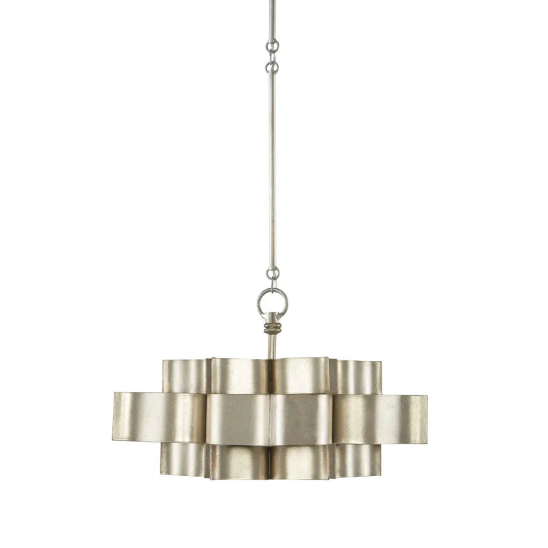 Grand Lotus Large Black Chandelier - Elegant Modern Ceiling Light Fixture for Dining Room, Living Room & Bedroom Decor