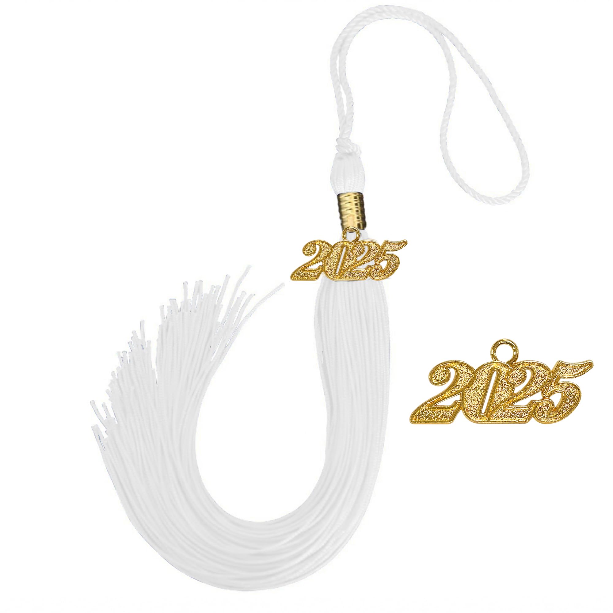 2025 Graduation Tassel with Year Charm - Happy Secret Graduation Cap Tassel Accessories for High School & College Ceremonies - Perfect for 2025 Graduates, Commencement Decor & Photo Props