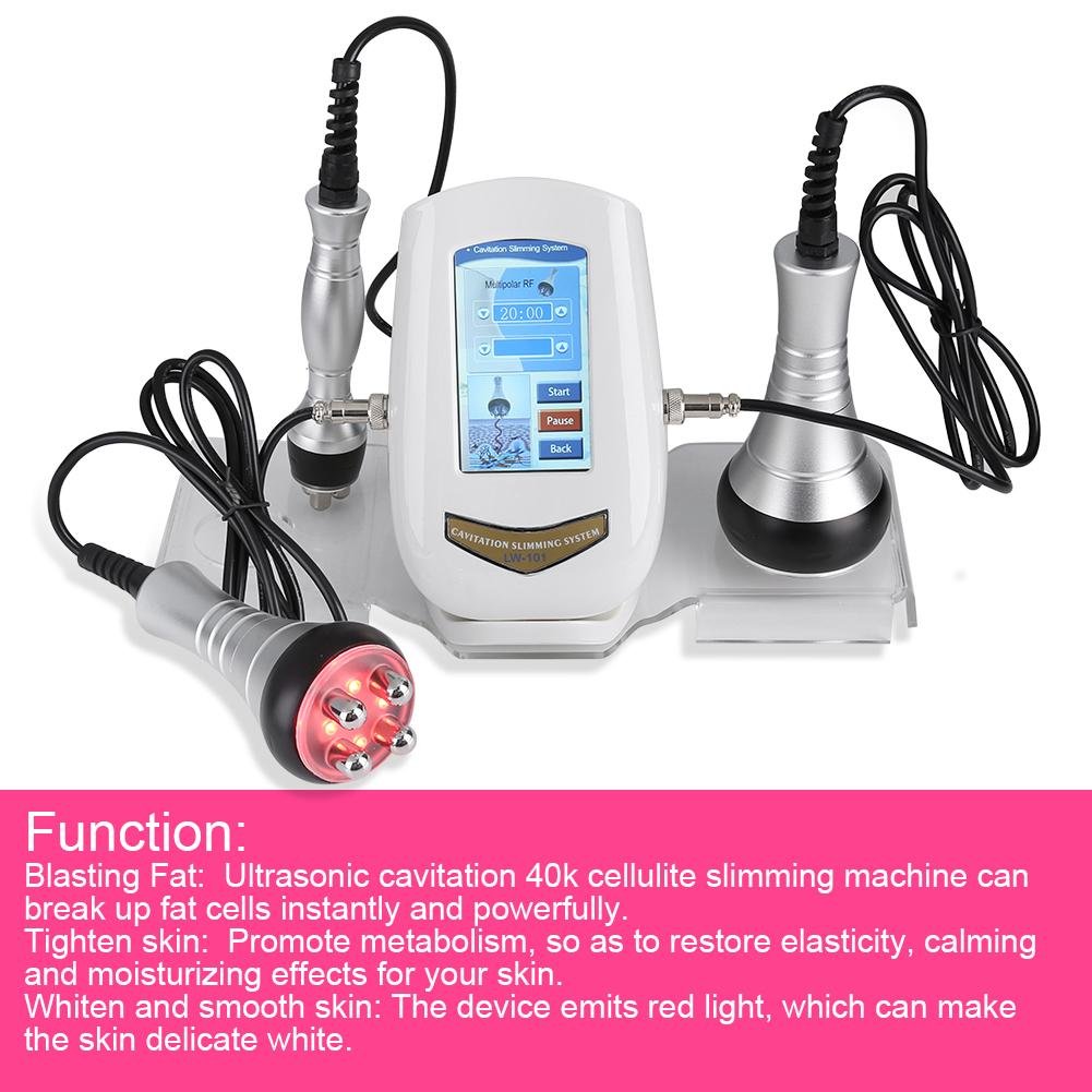 RF Fat Cavitation & Body Slimming Machine - Multipolar RF Cellulite Reduction, Skin Lifting & Body Shaping Beauty Device (UK Plug) | Professional At-Home Body Contouring for Stubborn Fat Removal & Skin Tightening