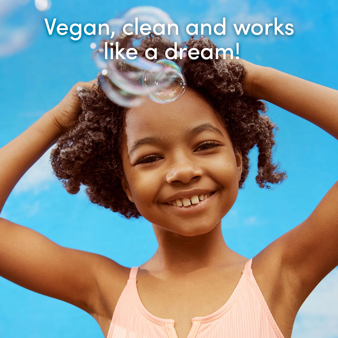 Evereden Complete Kids Hair & Skin Care Set - Gentle Vegan Shampoo, Conditioner, Face Wash & Moisturizer for Children 3+ | Detangling Brush Included | Perfect for Daily Bath Time & School Morning Routine