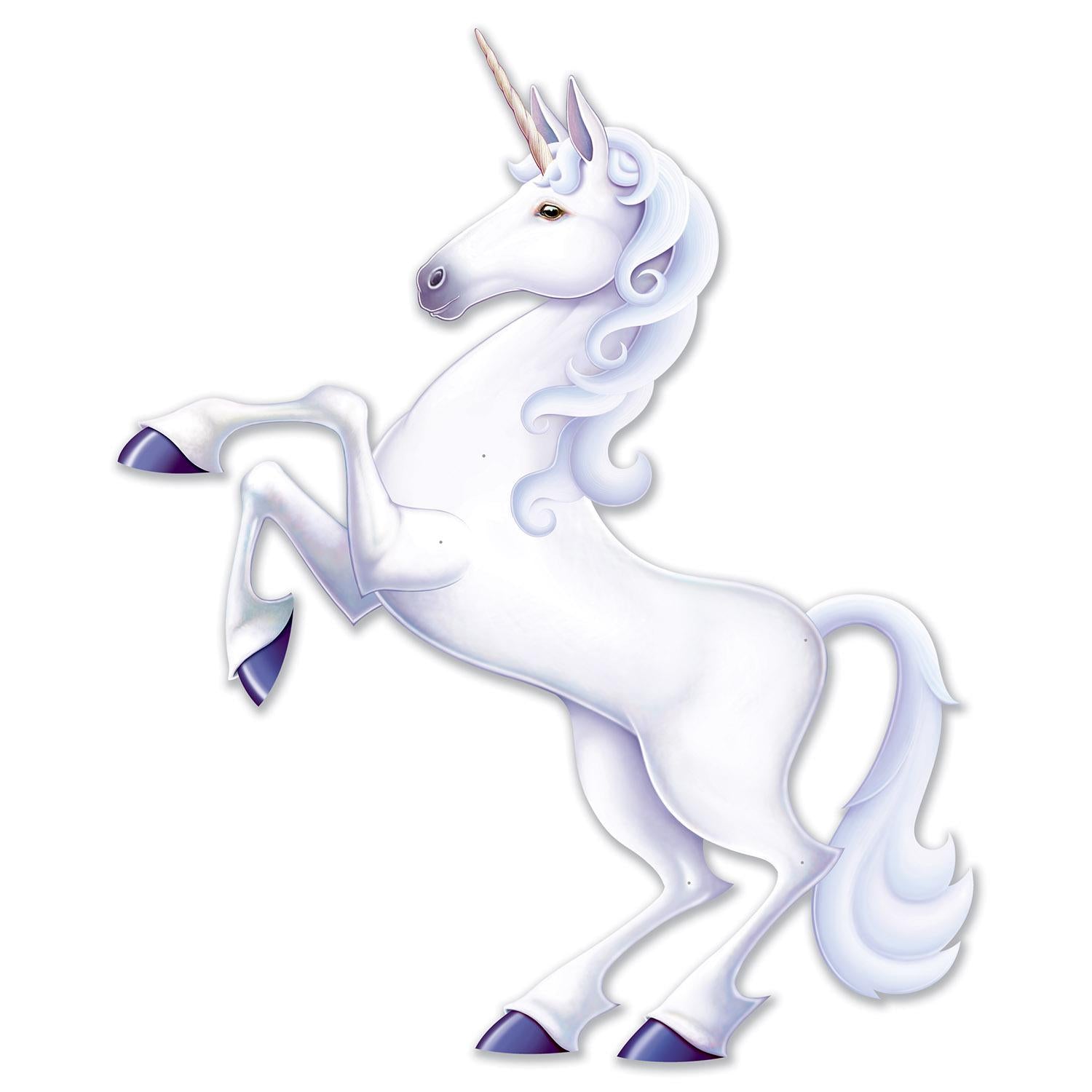 12 Pack Beistle Jointed Unicorn Party Decorations - Colorful Hanging Unicorn Cutouts for Birthday Parties, Baby Showers & Nursery Decor