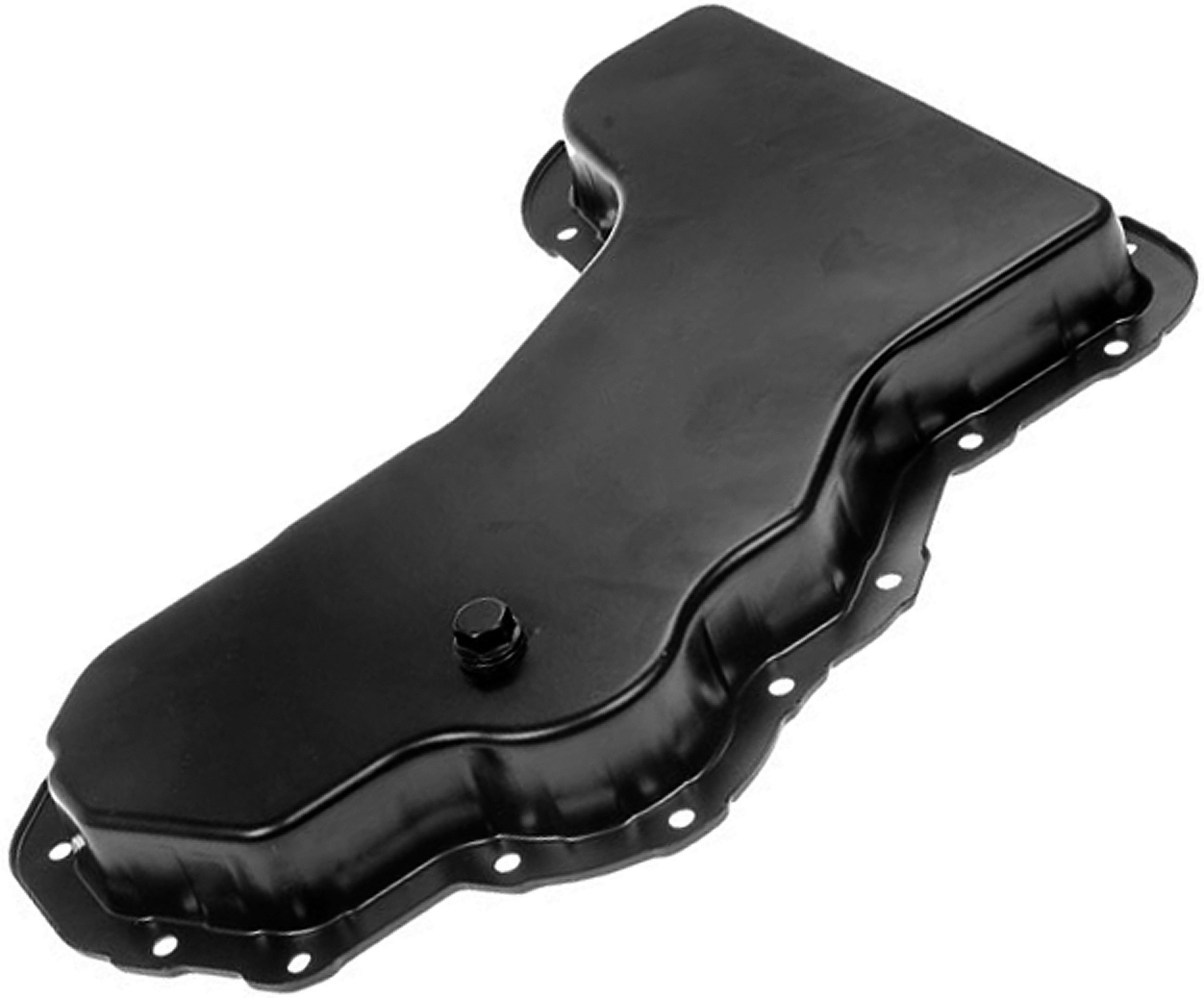 APDTY 103955 Transmission Pan with Drain Plug - Heavy Duty Replacement Part for Smooth Gear Shifting | Perfect for Chevy, Ford, Dodge & GM Vehicles