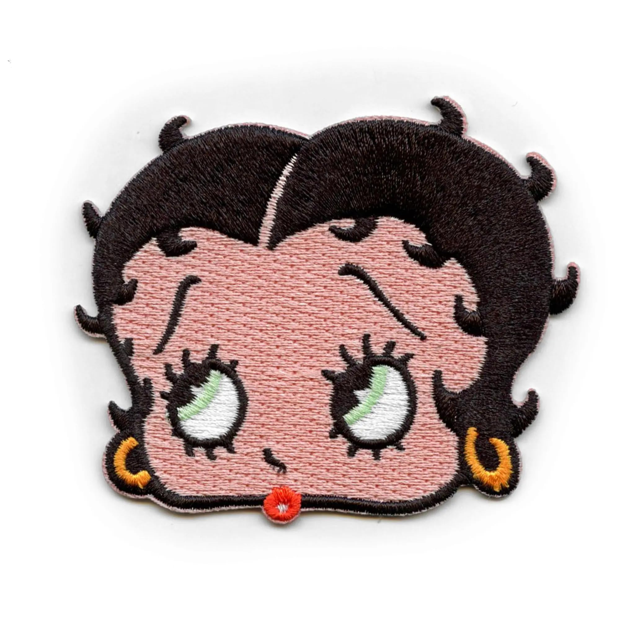 Betty Boop Embroidered Iron-On Patch - Classic Cartoon Icon for Jackets, Hats & Bags | DIY Sewing & Applique for Costumes & Fashion