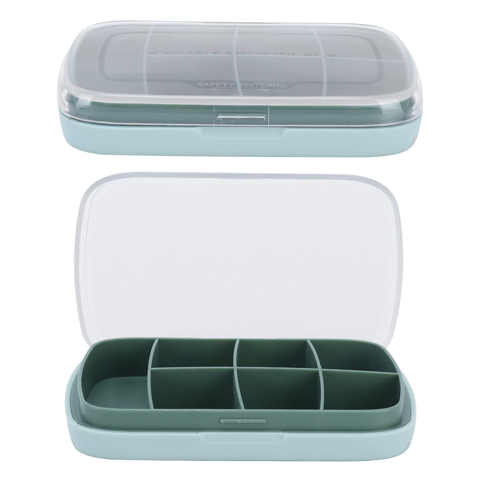 Shanrya Portable Pill Organizer Box with Compartment Design - 7-Day Weekly Medicine Dispenser for Vitamins, Supplements & Daily Medications | Perfect for Travel, Home & Office Use