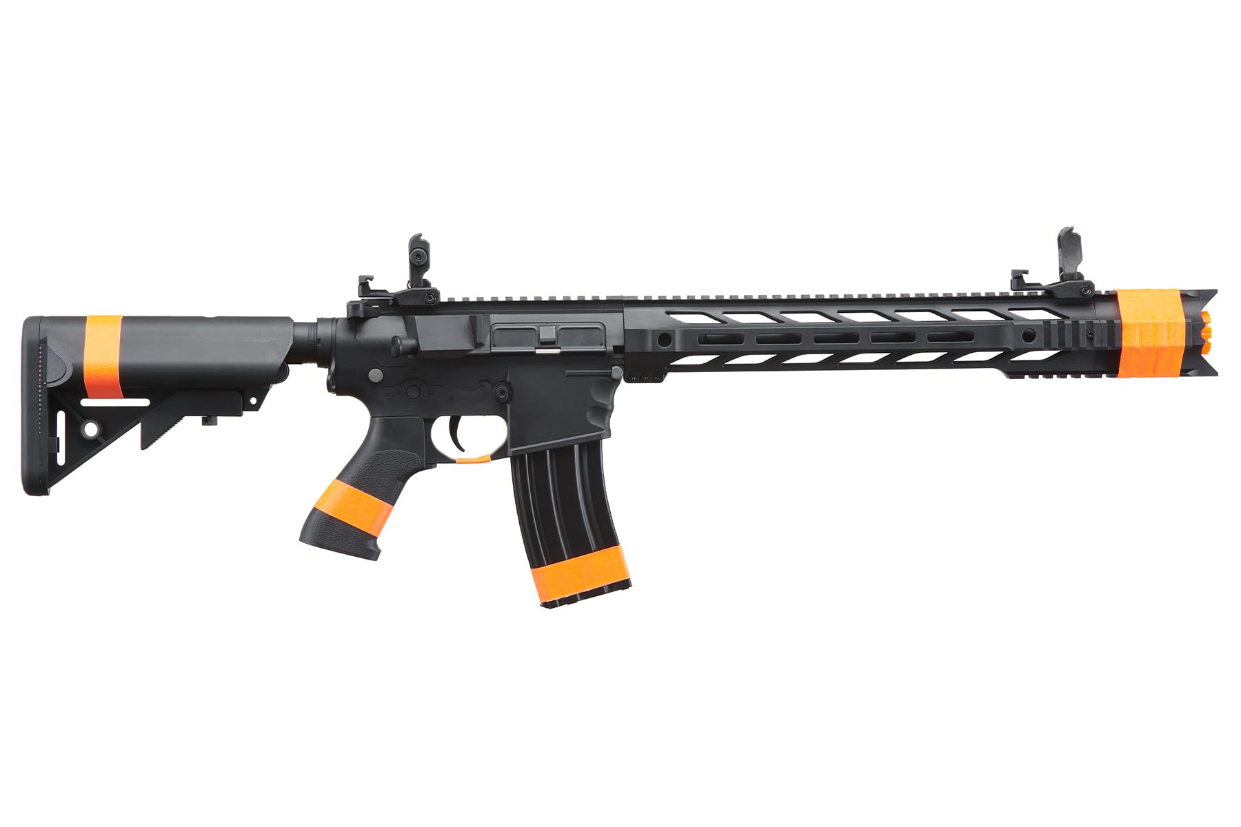 Lancer Tactical Gen 2 Airsoft M4 SPR Interceptor AEG Rifle - Electric Full/Semi Auto with 1000 Rounds 0.20g BBs, Battery & Charger Included - California Compliant - Perfect for Airsoft Battles, Target Practice & Tactical Training