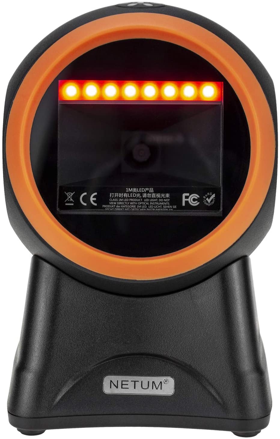NT 2050M/NT 2055L 2D USB Hands-Free Barcode Scanner for Retail, Warehouse & Inventory Management - Fast Scanning, Plug & Play, Compact Design