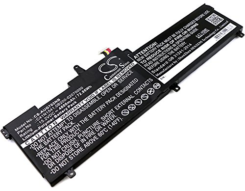 XUNNENG Replacement Laptop Battery 0B200-02070000 for ASUS ROG GL702 GL702V GL702VM - Compatible with C41N1541 - Long Lasting Notebook Battery for Gaming & Work