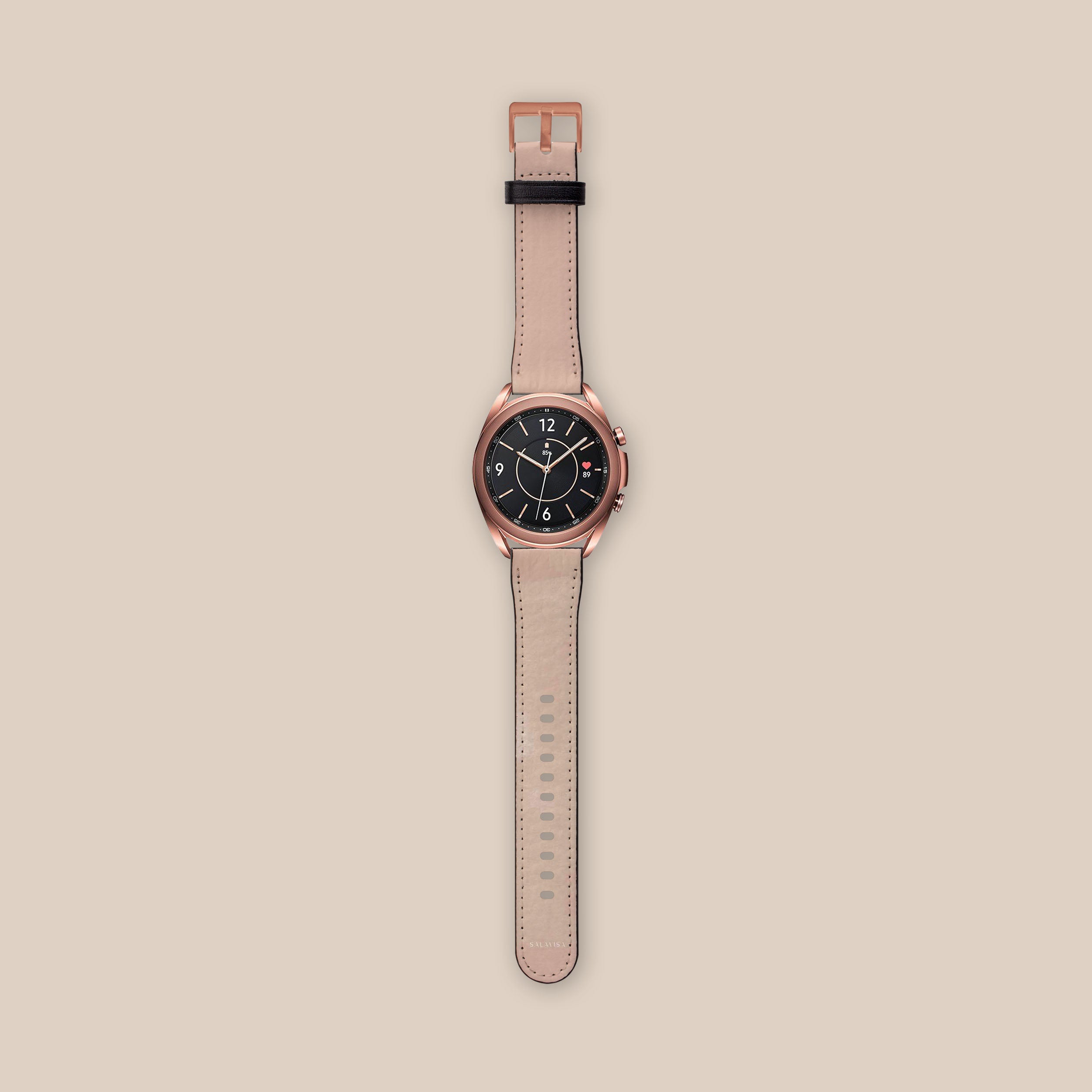 Light Pink Watercolor Galaxy Watch Band - Stylish & Durable Replacement Strap for Samsung Galaxy Watches - Perfect for Workouts, Running & Everyday Wear