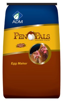 Pen Pals Premium Chicken Feed - Non-Medicated Egg Maker Pellets (50 lbs) for Healthy Layers & Backyard Flocks | Perfect for Egg Production & Poultry Nutrition