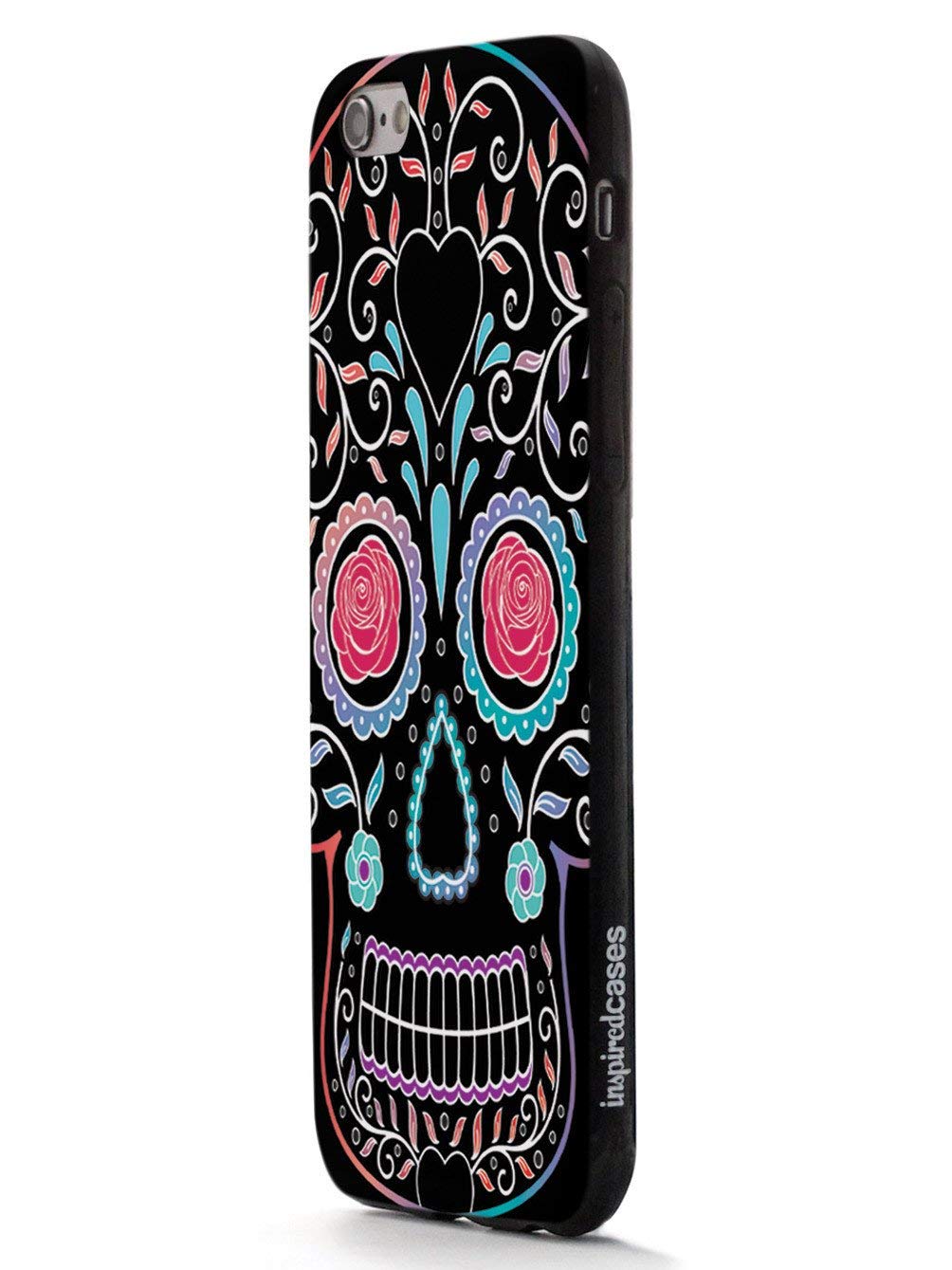 Floral Sugar Skull iPhone Xs Max Case - 3D Textured Protective Phone Cover with Anti-Slip Grip | Perfect for Daily Use, Travel & Outdoor Activities