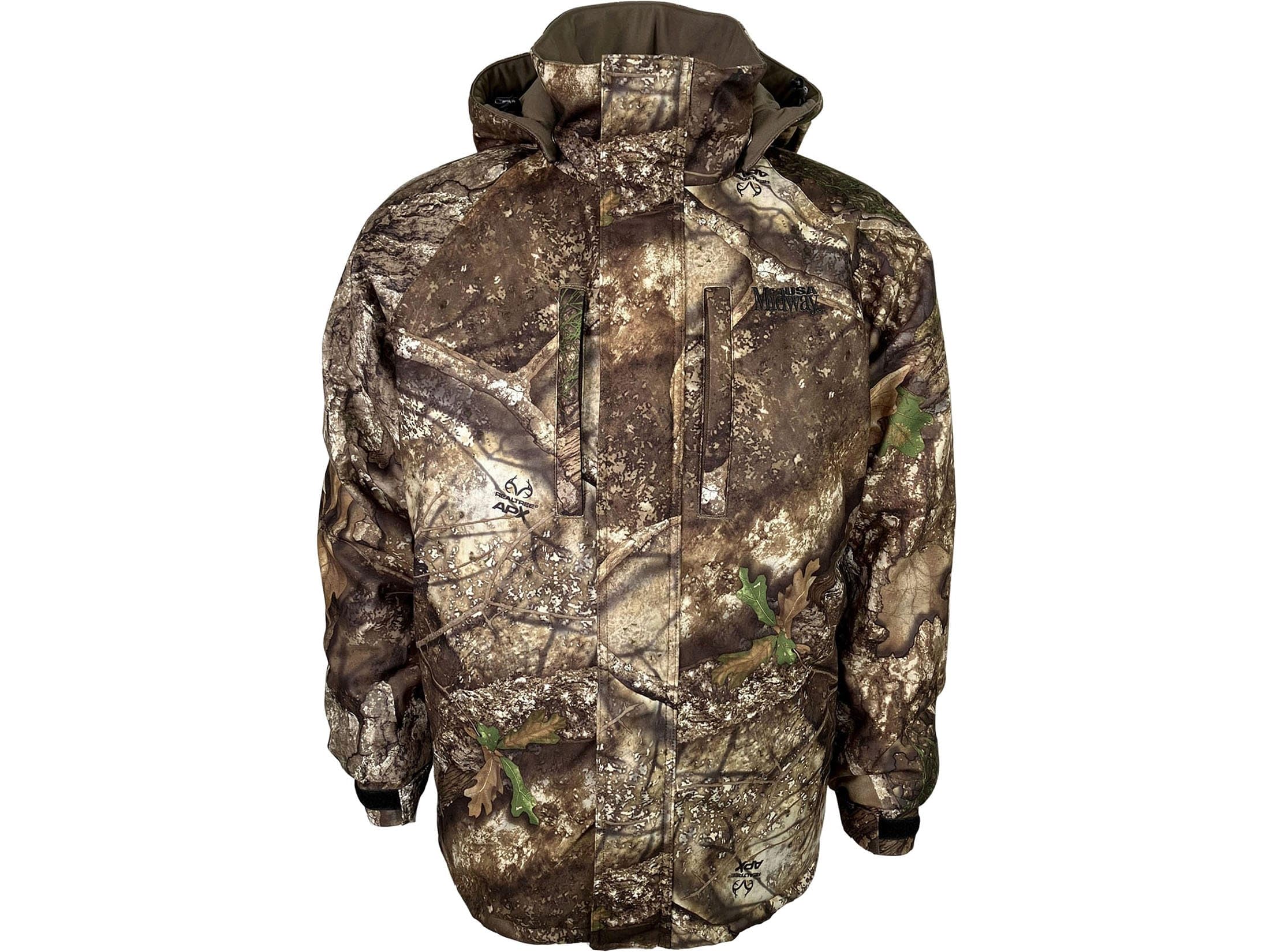 Men's Waterproof Winter Parka with Elk Fork Design - Heavy Duty Insulated Jacket for Hiking, Camping & Outdoor Adventures