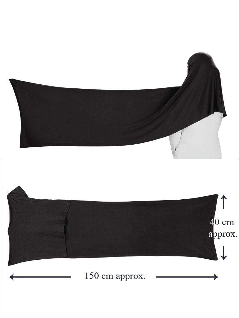 Instant Jersey Hijab with Headband - Soft Stretchy Muslim Scarf for Women - Perfect for Prayer, Work & Everyday Wear