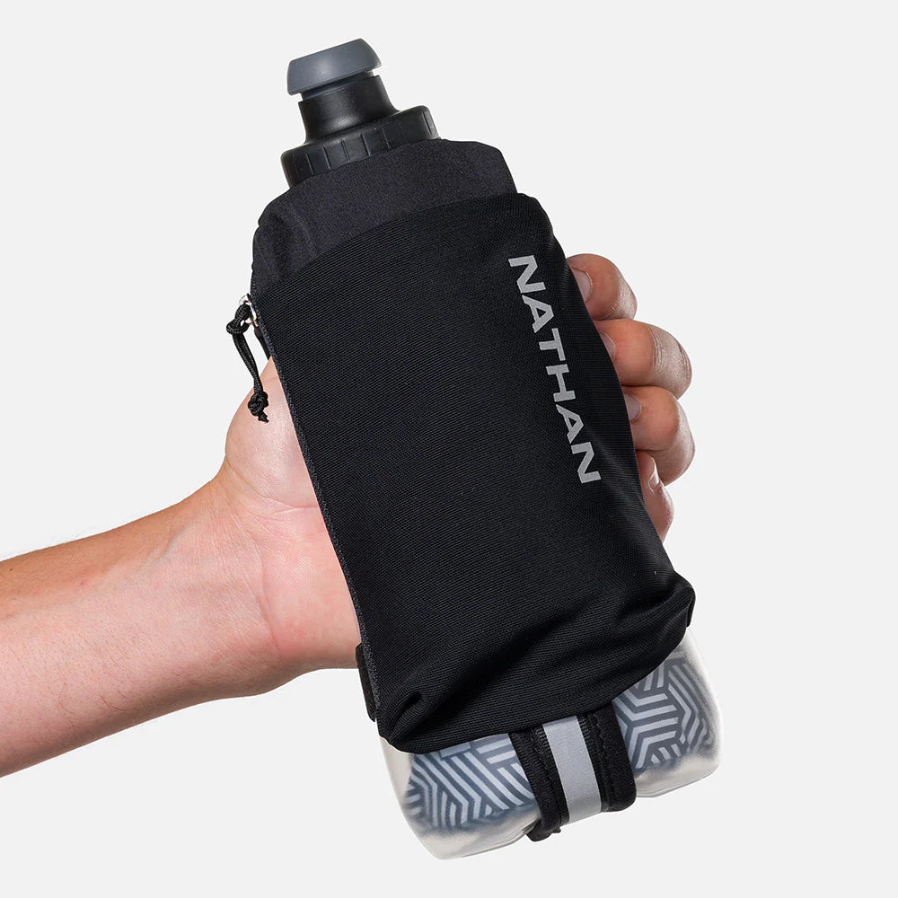 SpeedDraw 2 Insulated Stainless Steel Water Bottle 18oz - Leak Proof, Double Wall Vacuum Flask for Hot & Cold Drinks - Perfect for Gym, Hiking, Travel & Office (Black/Reflective Silver)