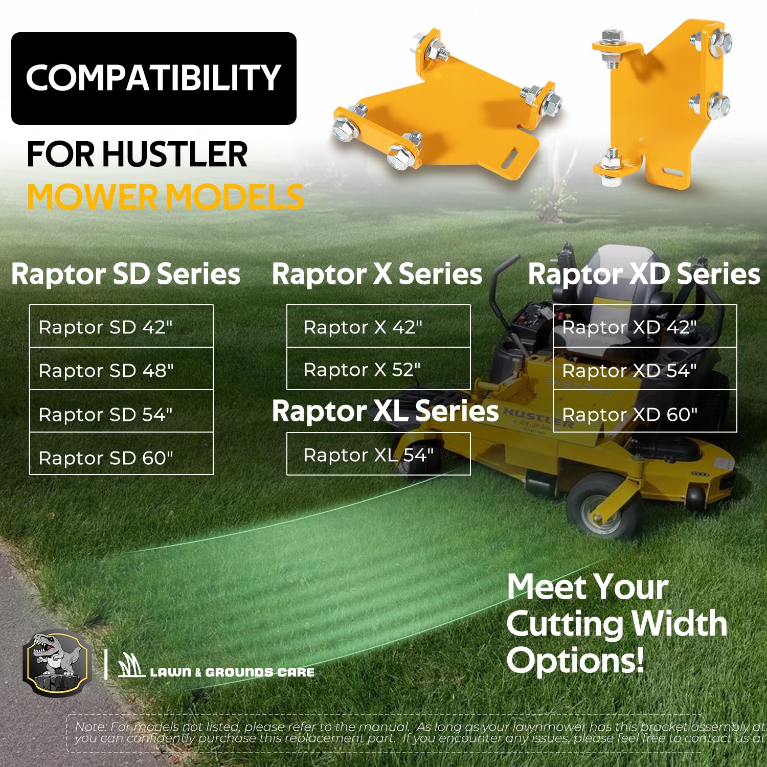 **Upgraded 125255 Hydro Transmission Brackets Kit for Hustler Zero-Turn Mowers – Heavy-Duty Thicker Brackets & Hardware – OE Replacement Service Kit – Perfect for Lawn Maintenance & Landscaping**