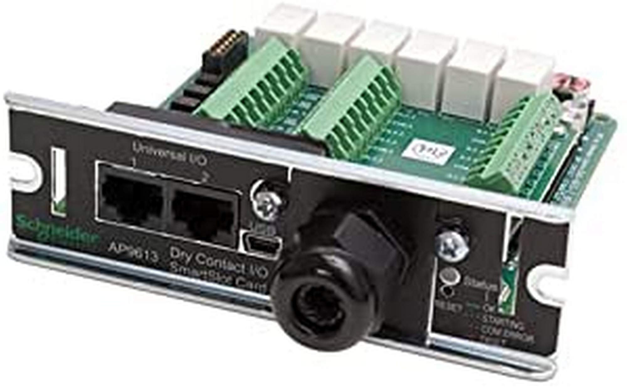 APC by Schneider Electric AP9613 SmartSlot Card - Relay I/O Module for Network Management | Ideal for Data Centers, Server Rooms & IT Infrastructure