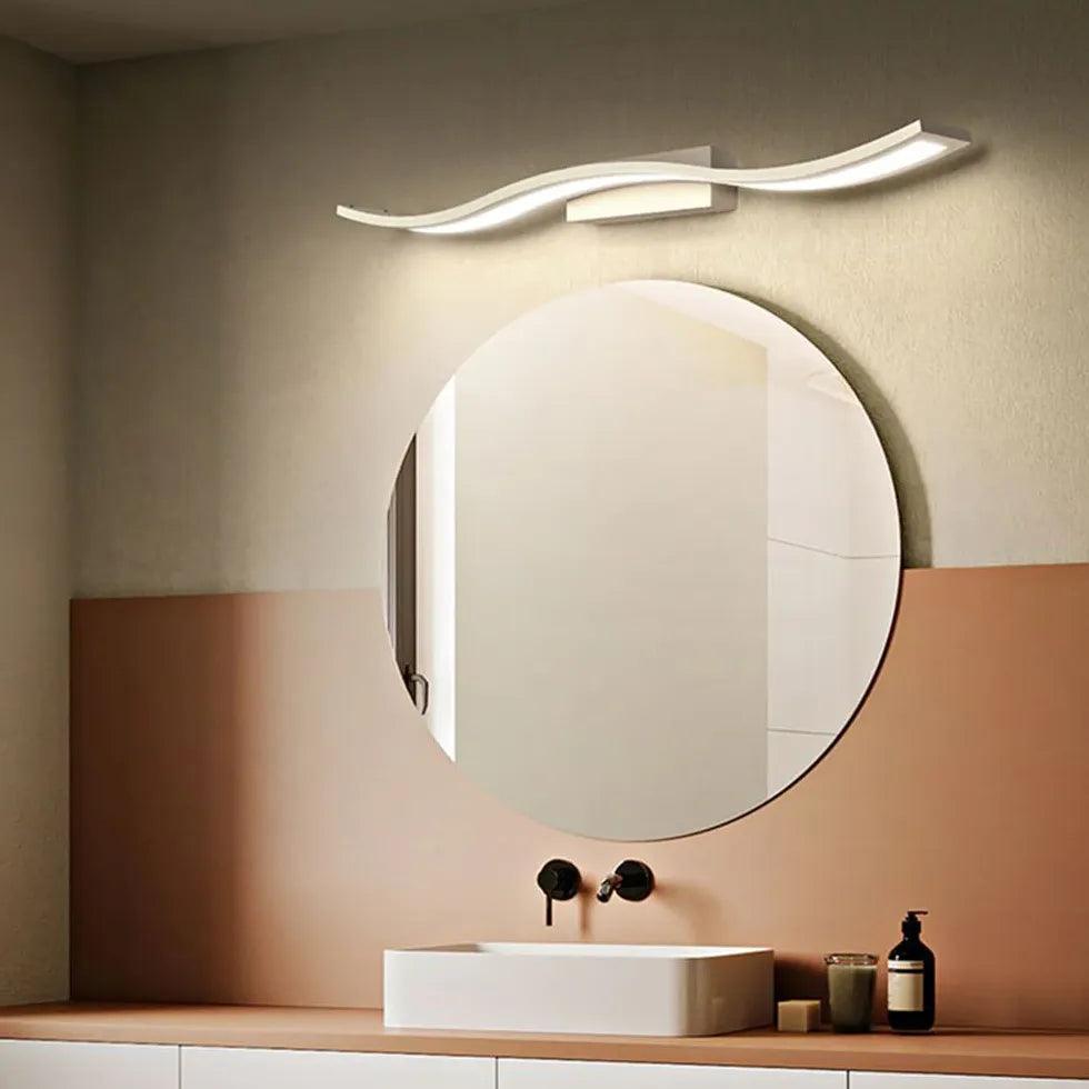 Modern LED Bathroom Mirror Lights - Energy Efficient, Dimmable Vanity Lighting for Makeup, Shaving & Grooming - Perfect for Contemporary Bathrooms & Powder Rooms