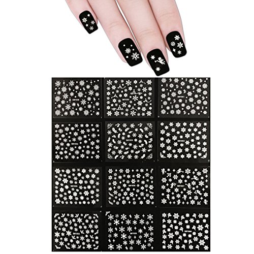 Snowflakes & Feathers, 12 Sheets