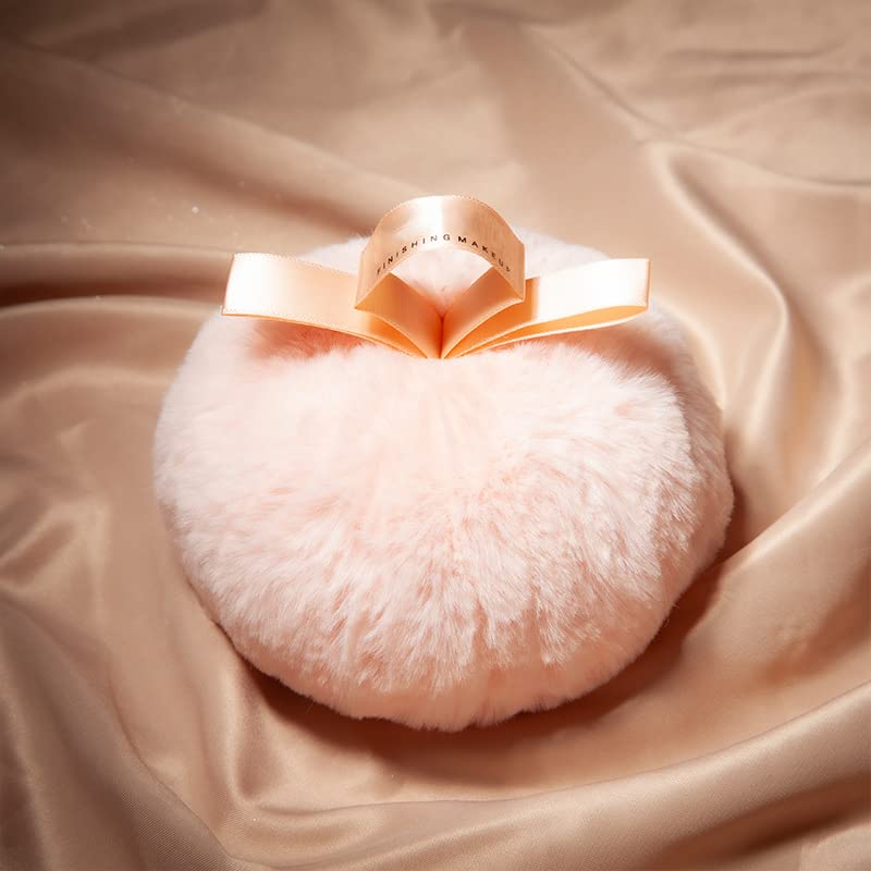 Premium Large Fluffy Powder Puff for Face & Body - Soft Makeup Puff Ball for Loose Powder & Highlighting - Ideal Cosmetic Gift for Women (Pink) - Perfect for Daily Makeup & Professional Beauty Routines