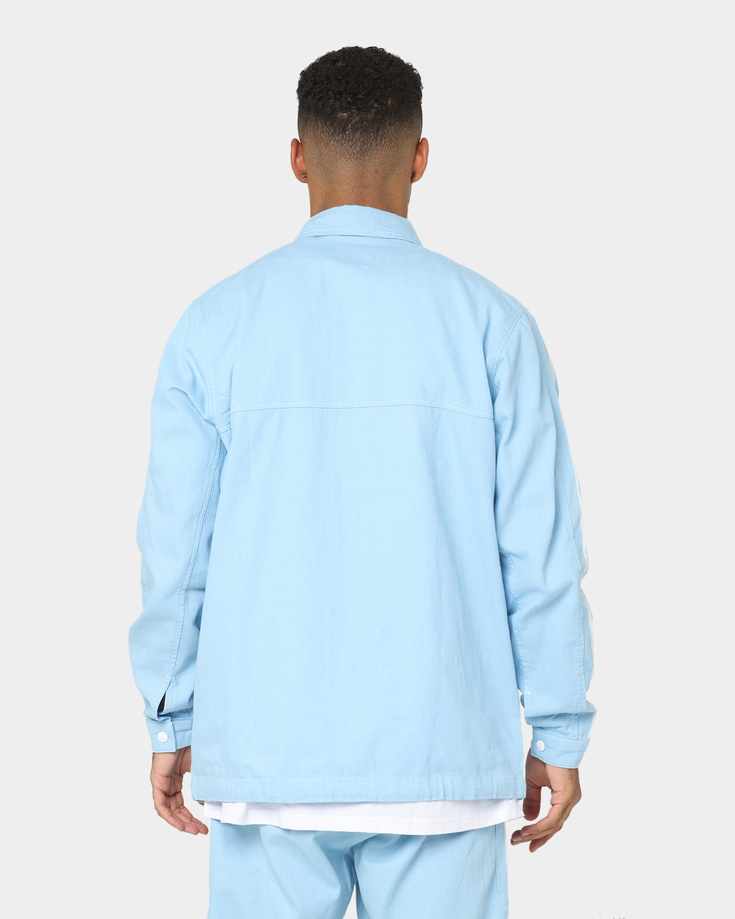 Adidas Denim Jacket for Men - Light Blue Wash Casual Jacket with Classic Logo | Perfect for Streetwear, Outdoor Activities & Everyday Fashion