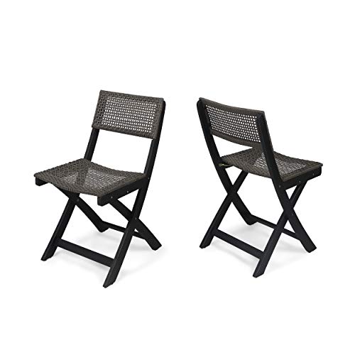 Dark Gray, Brown Wicker