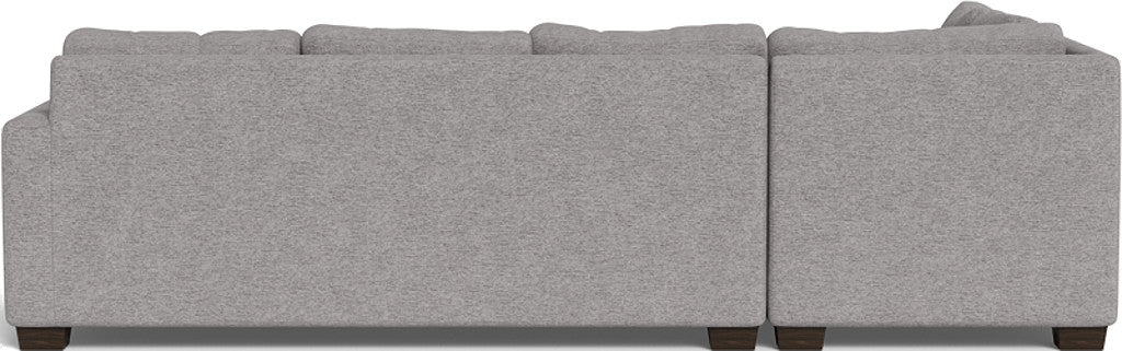 Track 121 Left Chaise Sleeper Sectional Sofa - Modern L-Shaped Convertible Couch with Pull-Out Bed for Living Room, Guest Room & Small Spaces