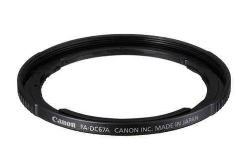 Canon FA DC67A 67mm Filter Adapter Ring - Compatible with Canon Lenses for UV, CPL & ND Filters - Perfect for Photography & Videography