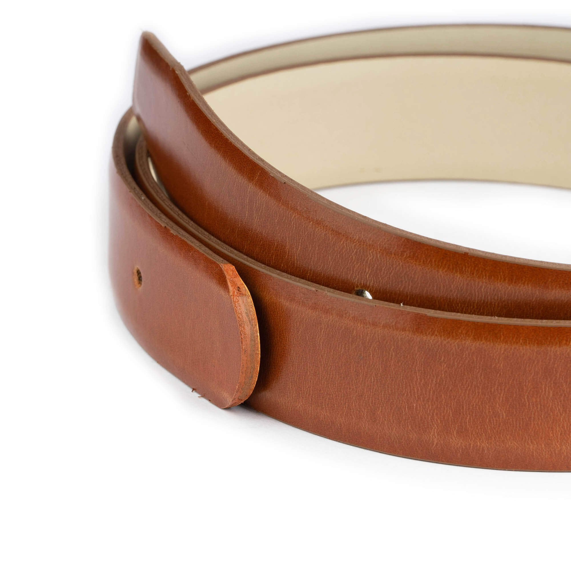 Premium 3.5cm Light Tan Genuine Leather Belt for Men - Replacement Strap Compatible with Dunhill Buckles | Durable Dress Belt for Office, Business & Formal Occasions