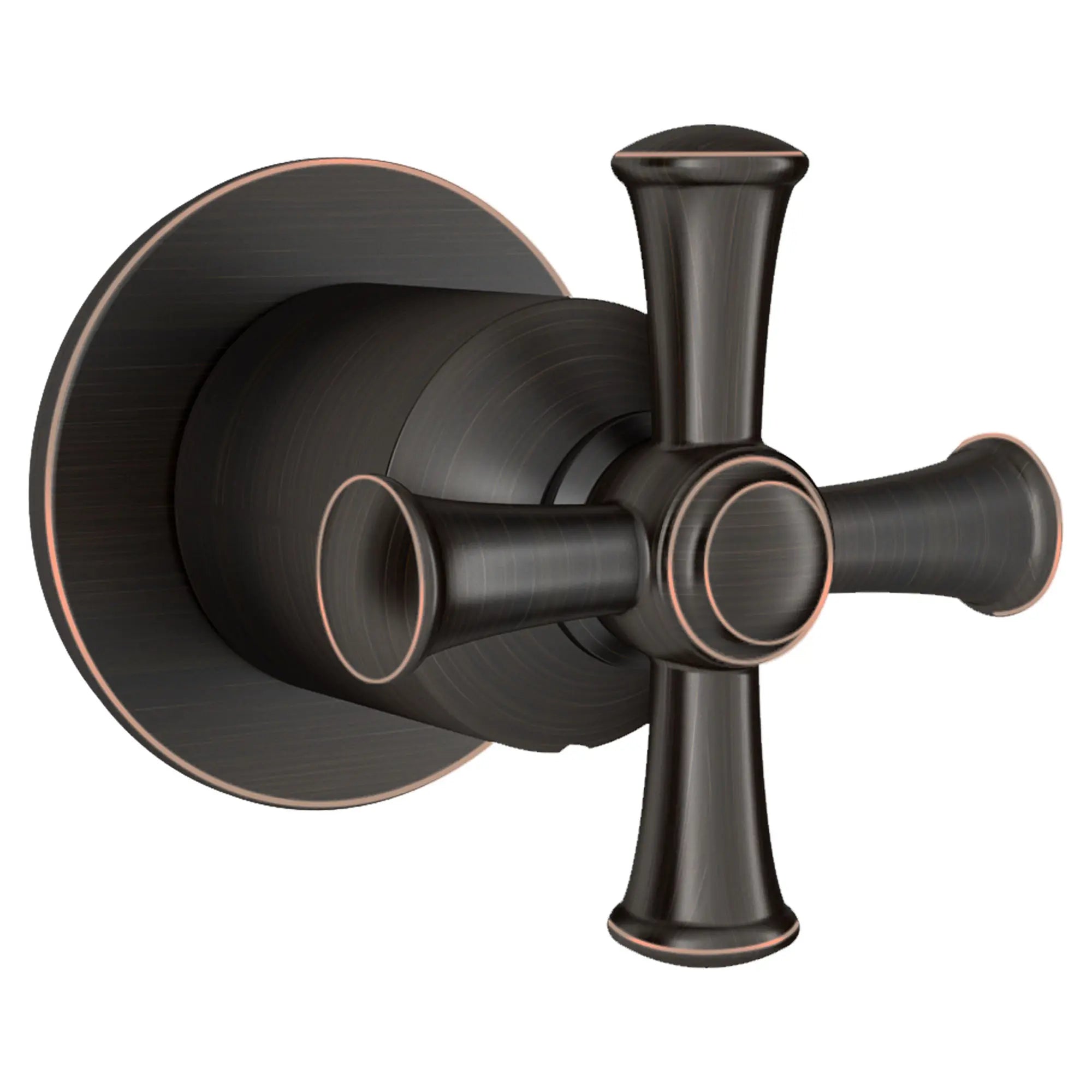 Delancey® Single Handle Diverter Valve Trim Kit with Cross Handle - Bathroom Shower Faucet Replacement for Modern Home Renovation