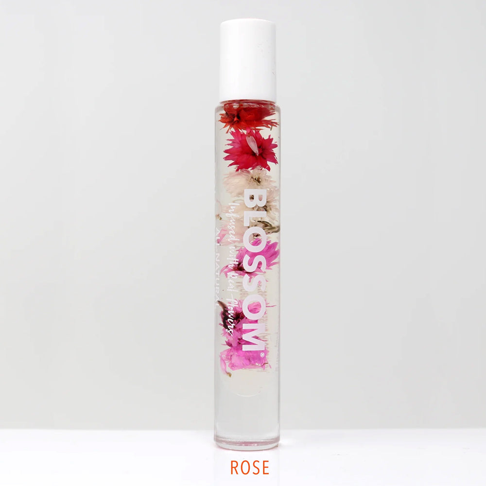 Blossom Roll On Perfume Oil - All Natural Vegan Fragrance, Paraben Free, Cruelty Free (1 Piece) - Perfect for Daily Wear, Travel & Gift Giving