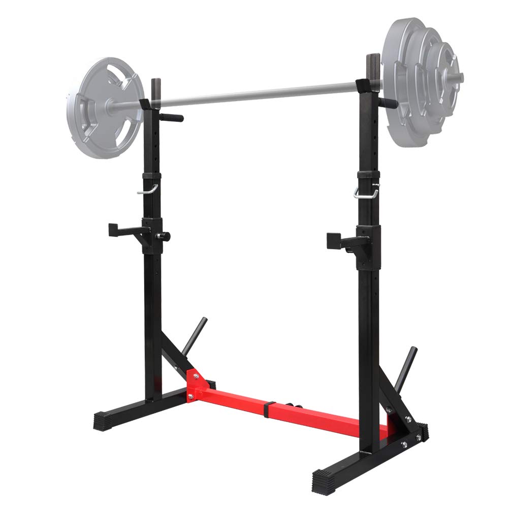 Adjustable Multi-Function Barbell Stand for Home Gym - Squat Rack, Bench Press & Strength Training Equipment | Perfect for Small Spaces & Home Workouts