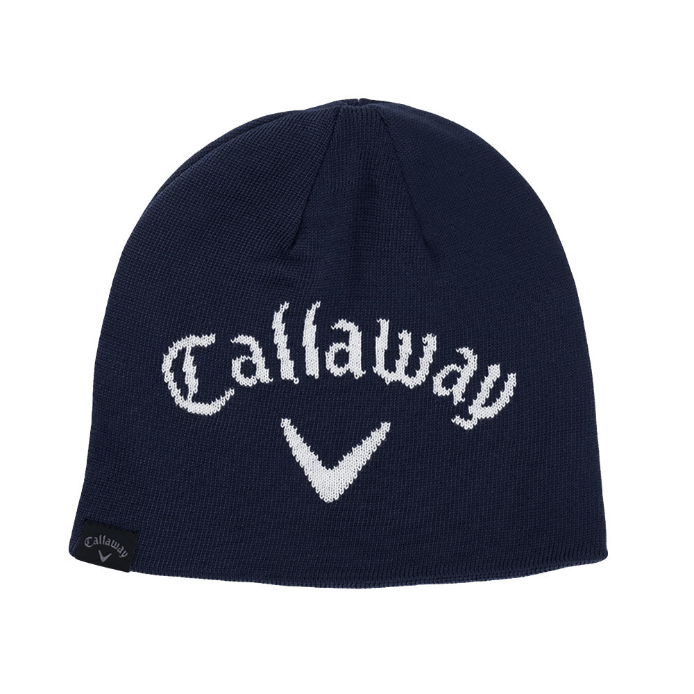 Callaway Reversible Men's Golf Beanie Hat - Winter Warm Skull Cap for Cold Weather - Perfect for Golfing, Running, Hiking & Outdoor Activities