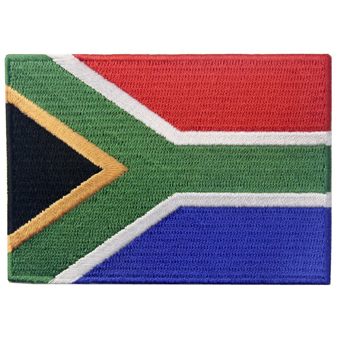 South Africa Flag Embroidered Patch - Iron On & Sew On National Emblem for Clothing, Bags & Hats | Patriotic DIY Craft & Costume Accessory