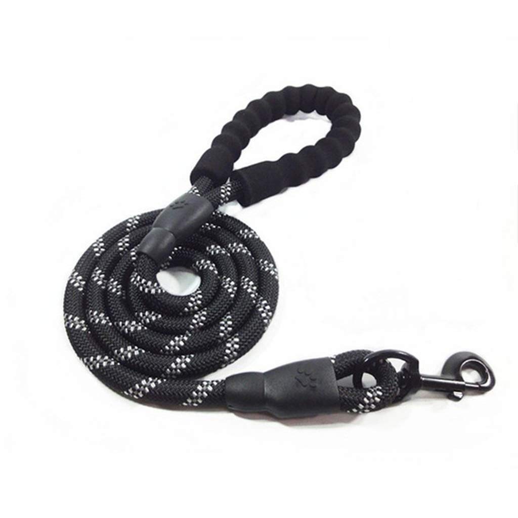 **UOEIDOSB Reflective Heavy Duty Dog Leash - 1.5M Long Nylon Rope with Comfortable Padded Handle for Training, Walking & Outdoor Activities (Color: C)**