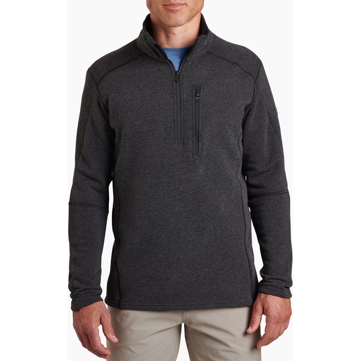Men's Interceptr 1/4 Zip Pullover Fleece Jacket - Lightweight & Breathable for Outdoor Hiking, Running & Casual Wear